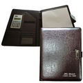 Deluxe Executive Portfolio with Tab Closure (Coffee Brown)